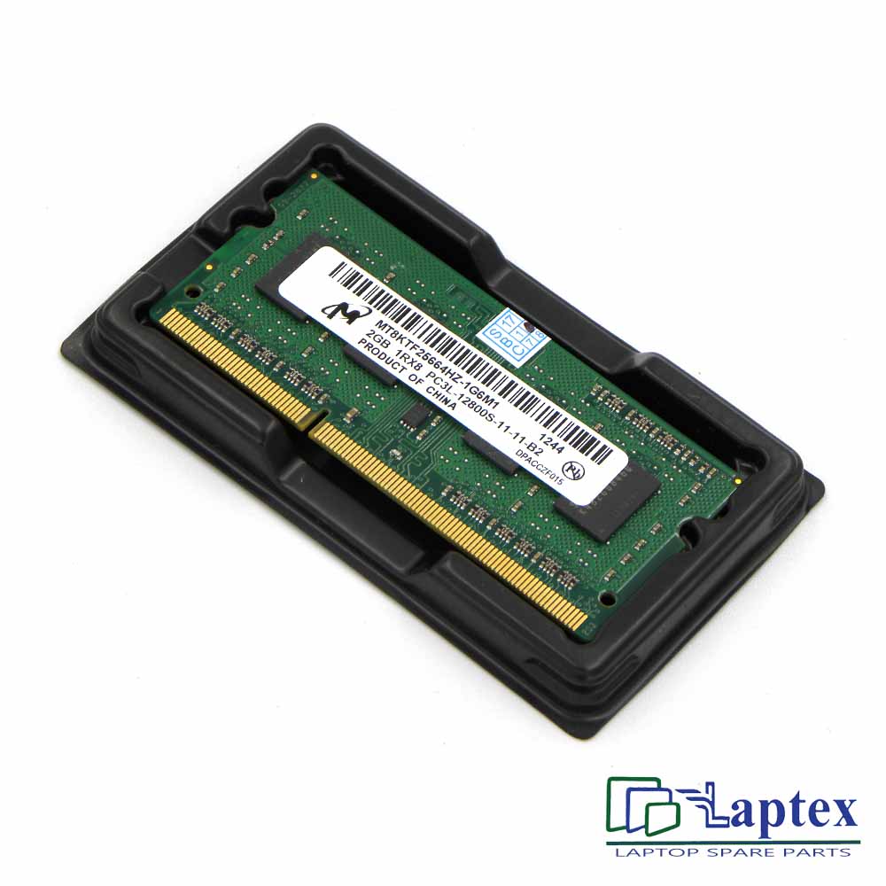 Laptop RAM 2gb 1rx8 Pc3l-12800s-11-11-b2